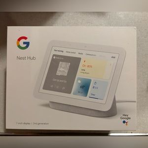 Google Nest Hub/ 7-inch Display/ 2nd Gen/ Chalk